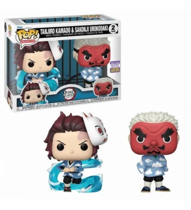 2 PACK TANJIRO KAMADO ET SAKONJI UROKODAKI / DEMON SLAYER / FIGURINE FUNKO POP / EXCLUSIVE SDCC 2023 2 PACK TANJIRO KAMADO ET SAKONJI UROKODAKI / DEMON SLAYER / FIGURINE FUNKO POP / EXCLUSIVE SDCC 2023