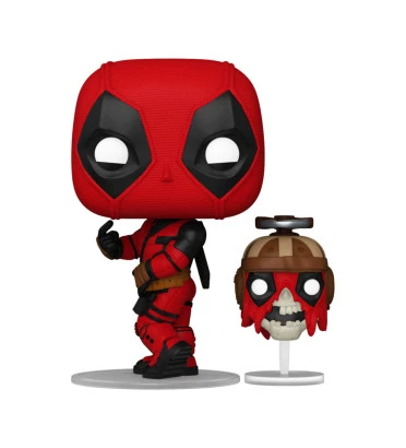 DEADPOOL WITH HEADPOOL / DEADPOOL AND WOLVERINE / FIGURINE FUNKO POP