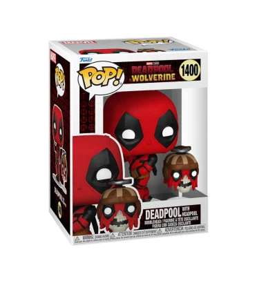 DEADPOOL WITH HEADPOOL / DEADPOOL AND WOLVERINE / FIGURINE FUNKO POP