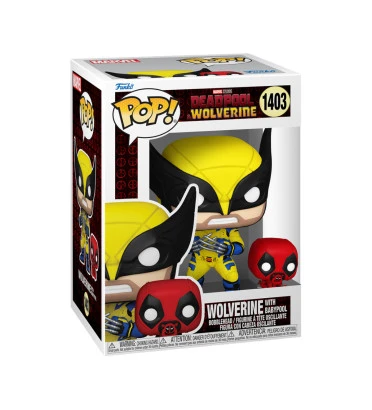 WOLVERINE WITH BABYPOOL / DEADPOOL AND WOLVERINE / FIGURINE FUNKO POP