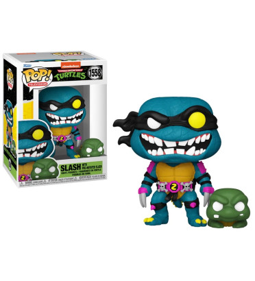 SLASH WITH PRE MUTATED SLASH SAISON 4 / LES TORTUES NINJA / FIGURINE FUNKO POP