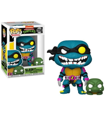 SLASH WITH PRE MUTATED SLASH SAISON 4 / LES TORTUES NINJA / FIGURINE FUNKO POP