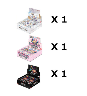 BUNDLE ONE PIECE 1OP05/06/EB01 / CARTE ANGLAISE