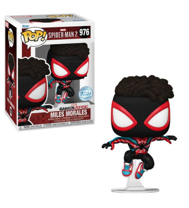MILES MORALES EVOLVED SUIT / SPIDER-MAN 2 / FIGURINE FUNKO POP / EXCLUSIVE SPECIAL EDITION MILES MORALES EVOLVED SUIT / SPIDER-MAN 2 / FIGURINE FUNKO POP / EXCLUSIVE SPECIAL EDITION