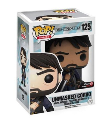 CORVO SANS MASQUE / DISHONORED / FIGURINE FUNKO POP / GAMESTOP EXCLUSIVE CORVO SANS MASQUE / DISHONORED / FIGURINE FUNKO POP / GAMESTOP EXCLUSIVE