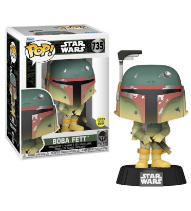 BOBA FETT / STAR WARS FETT LEGACY / FIGURINE FUNKO POP / GITD