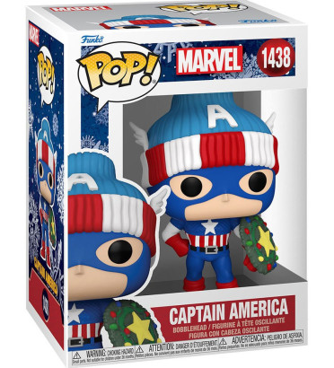 CAPTAIN AMERICA / MARVEL HOLIDAY SERIES 4 / FIGURINE FUNKO POP