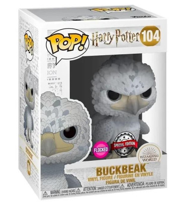 BUCKBEAK / HARRY POTTER / FIGURINE FUNKO POP / EXCLUSIVE SPECIAL EDITION / FLOCKED BUCKBEAK / HARRY POTTER / FIGURINE FUNKO POP / EXCLUSIVE SPECIAL EDITION / FLOCKED