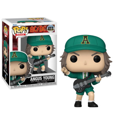 ANGUS YOUNG TENUE VERT / ACDC / FIGURINE FUNKO POP ANGUS YOUNG TENUE VERT / ACDC / FIGURINE FUNKO POP