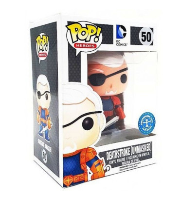 DEATHSTROKE UNMASKED / DC COMICS / FIGURINE FUNKO POP / UNDERGROUND TOYS EXCLUSIVE DEATHSTROKE UNMASKED / DC COMICS / FIGURINE FUNKO POP / UNDERGROUND TOYS EXCLUSIVE