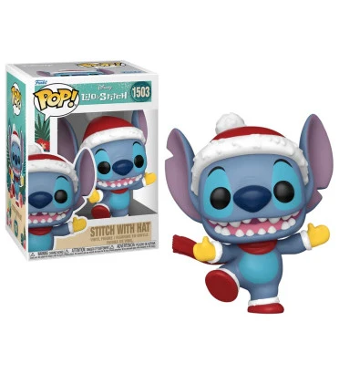 STITCH WITH HAT / LILO ET STITCH / FIGURINE FUNKO POP STITCH WITH HAT / LILO ET STITCH / FIGURINE FUNKO POP