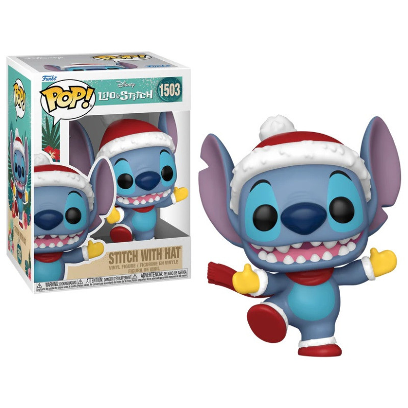 STITCH WITH HAT / LILO ET STITCH / FIGURINE FUNKO POP STITCH WITH HAT / LILO ET STITCH / FIGURINE FUNKO POP