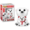 COCA-COLA POLAR BEAR WITH CUB / COCA COLA / FIGURINE FUNKO POP