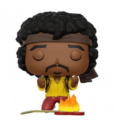 JIMI HENDRIX GUITARE ENFLAMÉE / PURPLE HAZE PROPERTIES / FIGURINE FUNKO POP / EXCLUSIVE