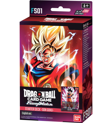 DECK DRAGON BALL SUPER FUSION WORLD SON GOKU FS01 / CARTE ANGLAISE