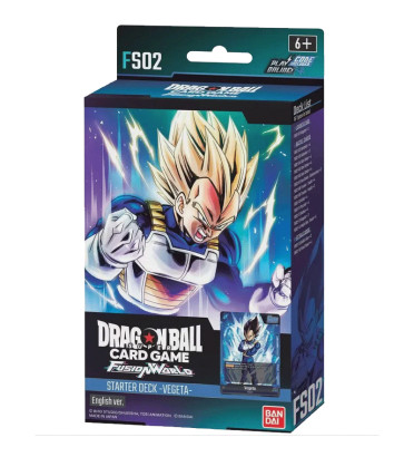 DECK DRAGON BALL SUPER FUSION WORLD VEGETA FS02 / CARTE ANGLAISE