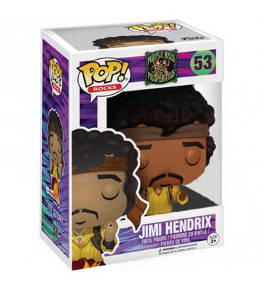 JIMI HENDRIX GUITARE ENFLAMÉE / PURPLE HAZE PROPERTIES / FIGURINE FUNKO POP / EXCLUSIVE