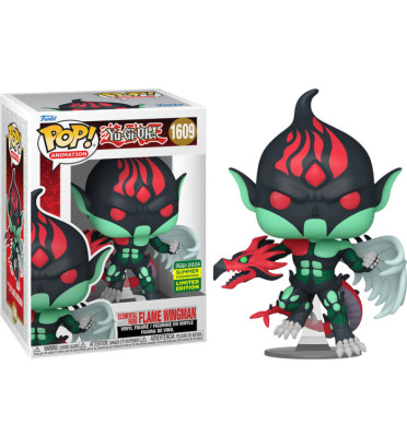 ELEMENTAL HERO FLAME WINGMAN / YU-GI-OH / FIGURINE FUNKO POP / EXCLUSIVE SDCC 2024 ELEMENTAL HERO FLAME WINGMAN / YU-GI-OH / FIGURINE FUNKO POP / EXCLUSIVE SDCC 2024