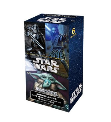 DISPLAY DE 6 BOOSTERS PREMIUM STAR WARS WEISS SCHWARZ / CARTE JAPONAISE