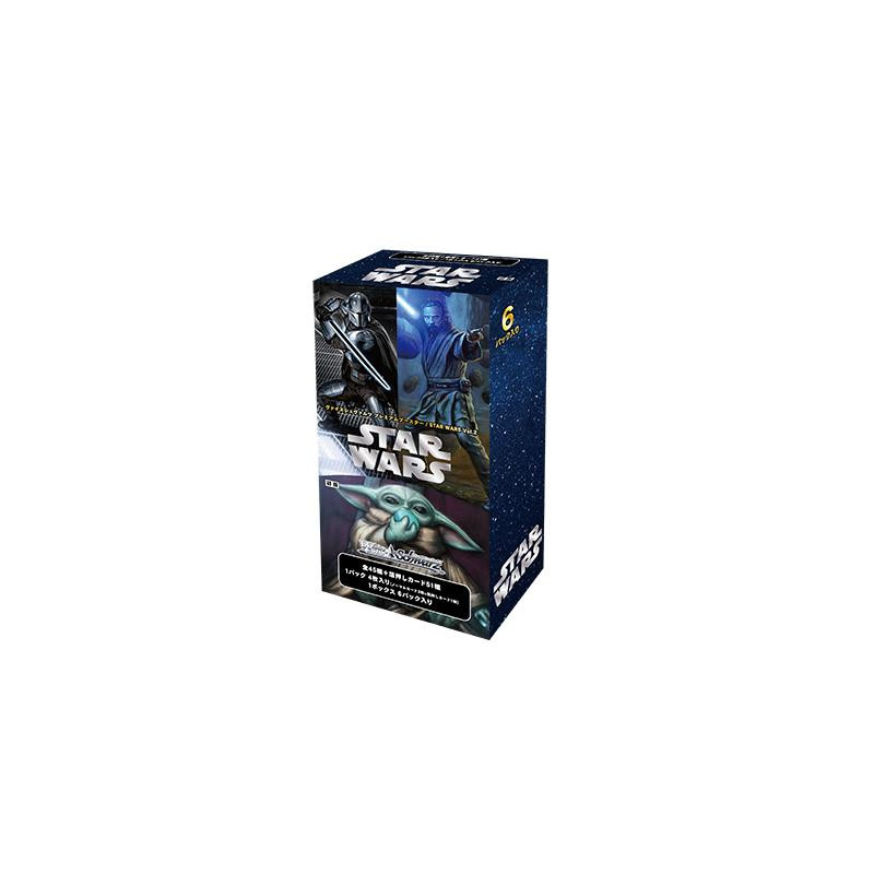DISPLAY DE 6 BOOSTERS PREMIUM STAR WARS WEISS SCHWARZ / CARTE JAPONAISE