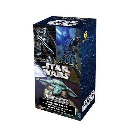DISPLAY DE 6 BOOSTERS PREMIUM STAR WARS WEISS SCHWARZ / CARTE JAPONAISE