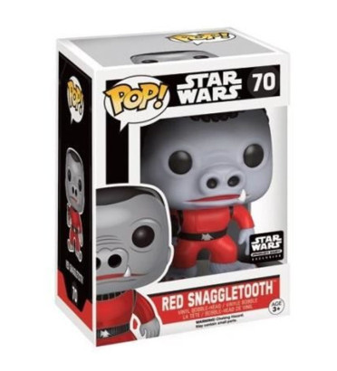 SNAGGLETOOTH ROUGE / STAR WARS / FIGURINE FUNKO POP / SMUGGLER'S BOUNTY EXCLUSIVE
