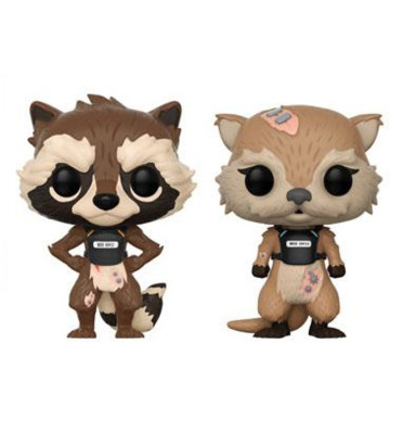 2-PACK ROCKET ET LYLLA / LES GARDIENS DE LA GALAXIE / FIGURINE FUNKO POP