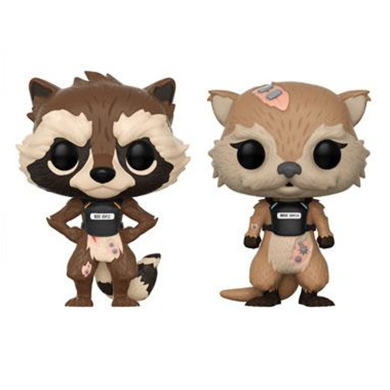 2-PACK ROCKET ET LYLLA / LES GARDIENS DE LA GALAXIE / FIGURINE FUNKO POP