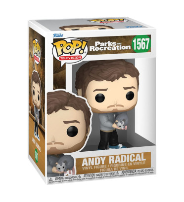 ANDY RADICAL / PARKS AND RECREATION / FIGURINE FUNKO POP ANDY RADICAL / PARKS AND RECREATION / FIGURINE FUNKO POP