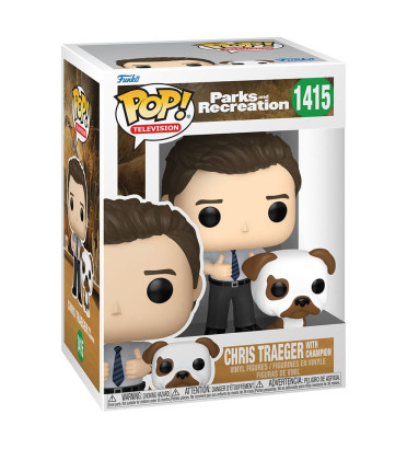 CHRIS TRAEGER WITH CHAMPION / PARKS AND RECREATION / FIGURINE FUNKO POP CHRIS TRAEGER WITH CHAMPION / PARKS AND RECREATION / FIGURINE FUNKO POP