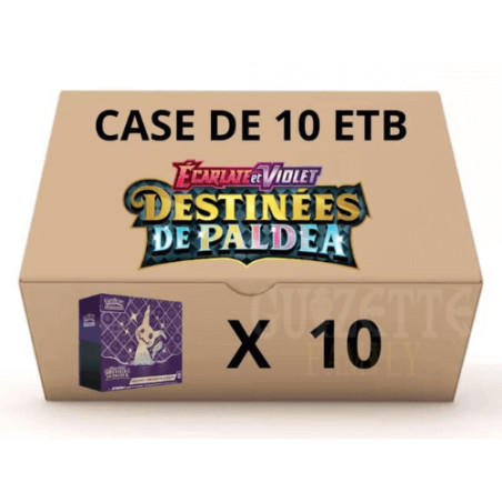 CASE COFFRET DRESSEUR D'ELITE DESTINEES DE PALDEA EV4.5 / CARTE POKEMON VF