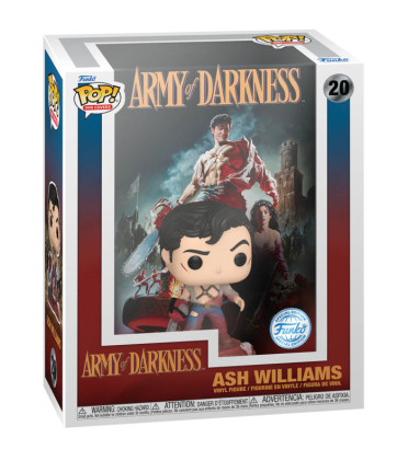ASH WILLIAMS VHS COVERS / ARMY OF DARKNESS / FIGURINE FUNKO POP / EXCLUSIVE SPECIAL EDITION ASH WILLIAMS VHS COVERS / ARMY OF DARKNESS / FIGURINE FUNKO POP / EXCLUSIVE SPECIAL EDITION