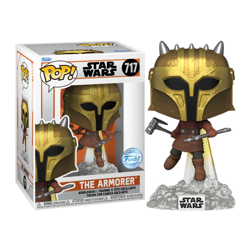 THE ARMORER WITH JET PACK / STAR WARS THE MANDALORIAN / FIGURINE FUNKO POP / EXCLUSIVE SPECIAL EDITION