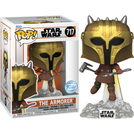 THE ARMORER WITH JET PACK / STAR WARS THE MANDALORIAN / FIGURINE FUNKO POP / EXCLUSIVE SPECIAL EDITION