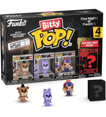 4-PACK FREDDY / FIVE NIGHTS AT FREDDYS / FUNKO BITTY POP 4-PACK FREDDY / FIVE NIGHTS AT FREDDYS / FUNKO BITTY POP
