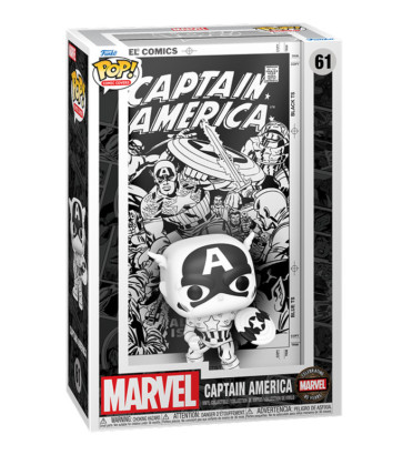 CAPTAIN AMERICA BLACK AND WHITE COVERS / CAPTAIN AMERICA / FIGURINE FUNKO POP CAPTAIN AMERICA BLACK AND WHITE COVERS / CAPTAIN AMERICA / FIGURINE FUNKO POP