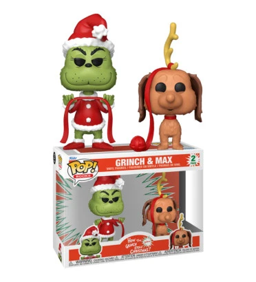 2 PACK GRINCH AND MAX / LE GRINCH / FIGURINE FUNKO POP 2 PACK GRINCH AND MAX / LE GRINCH / FIGURINE FUNKO POP