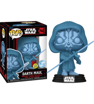 DARTH MAUL HOLO / STAR WARS DARKSIDE / FIGURINE FUNKO POP / EXCLUSIVE SPECIALTY SERIES / GITD DARTH MAUL HOLO / STAR WARS DARKSIDE / FIGURINE FUNKO POP / EXCLUSIVE SPECIALTY SERIES / GITD