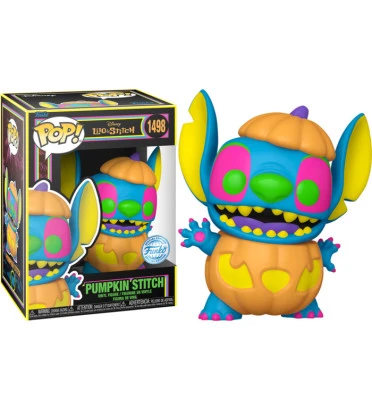 PUMPKIN STITCH BLACKLIGHT / LILO ET STITCH / FIGURINE FUNKO POP / EXCLUSIVE SPECIAL EDITION PUMPKIN STITCH BLACKLIGHT / LILO ET STITCH / FIGURINE FUNKO POP / EXCLUSIVE SPECIAL EDITION