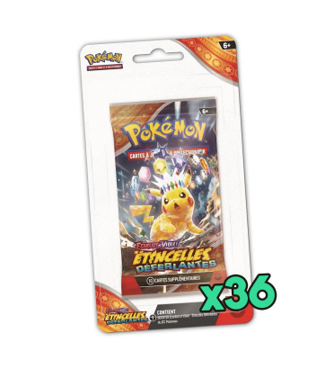 CASE DE 36 BLISTERS EV08 ETINCELLES DEFERLANTES / CARTE POKEMON VF CASE DE 36 BLISTERS EV08 ETINCELLES DEFERLANTES / CARTE POKEMON VF