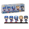 5 PACK CAPTAIN AMERICA / CAPTAIN AMERICA THROUGH THE AGE / FIGURINE FUNKO POP / EXCLUSIVE AMAZON