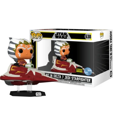 AHSOKA TANO IN DELTA 7 JEDI STARFIGHTER / STAR WARS THE CLONE WARS / FIGURINE FUNKO POP / EXCLUSIVE SPECIAL EDITION AHSOKA TANO IN DELTA 7 JEDI STARFIGHTER / STAR WARS THE CLONE WARS / FIGURINE FUNKO POP / EXCLUSIVE SPECIAL EDITION