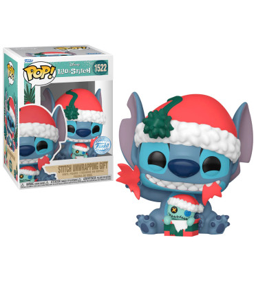 STITCH UNWRAPPING GIFT / LILO ET STITCH / FIGURINE FUNKO POP / EXCLUSIVE SPECIAL EDITION STITCH UNWRAPPING GIFT / LILO ET STITCH / FIGURINE FUNKO POP / EXCLUSIVE SPECIAL EDITION
