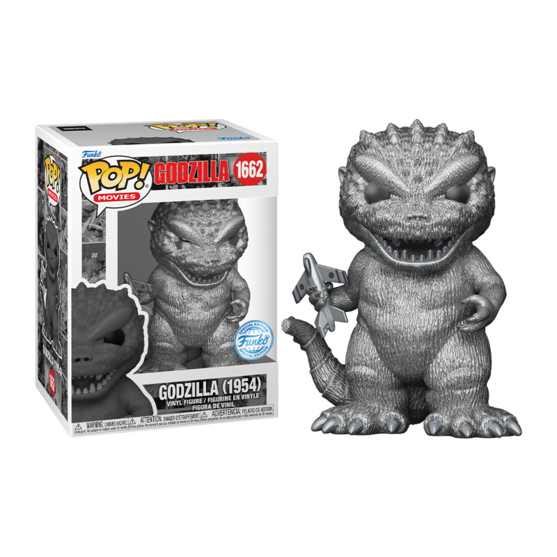 GODZILLA 1954 PLATINUM / GODZILLA / FIGURINE FUNKO POP / EXCLUSIVE SPECIAL EDITION