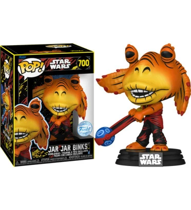 JAR JAR BINKS AVEC BOULE BOOMA RETRO / STAR WARS EPISODE 1 / FIGURINE FUNKO POP / EXCLUSIVE SPECIAL EDITION JAR JAR BINKS AVEC BOULE BOOMA RETRO / STAR WARS EPISODE 1 / FIGURINE FUNKO POP / EXCLUSIVE SPECIAL EDITION