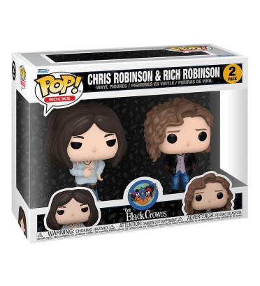 2 PACK CHRIS ROBINSON AND RICH ROBINSON / THE BLACK CROWES / FIGURINE FUNKO POP 2 PACK CHRIS ROBINSON AND RICH ROBINSON / THE BLACK CROWES / FIGURINE FUNKO POP