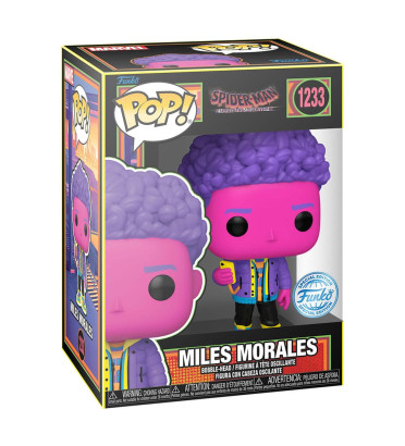 MILES MORALES BLACKLIGHT / SPIDER-MAN ACROSS THE SPIDERVERSE / FIGURINE FUNKO POP / EXCLUSIVE SPECIAL EDITION