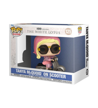 TANYA MCQUOID ON SCOOTER / LE LOTUS BLANC / FIGURINE FUNKO POP TANYA MCQUOID ON SCOOTER / LE LOTUS BLANC / FIGURINE FUNKO POP