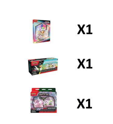 BUNDLE CLASSEUR EV8.5 + NECESSAIRE DU DRESSEUR 2024 + DECK DE COMBAT GARDEVOIR EX / CARTE POKEMON VF