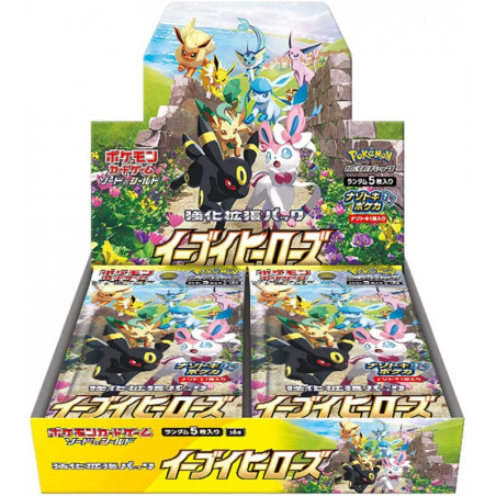 DISPLAY DE 30 BOOSTERS S6A EEVEE HEROES / CARTE POKEMON JAPONAISE